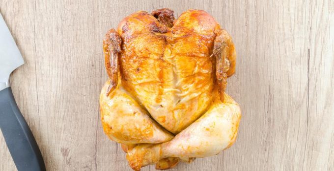 calories in rotisserie chicken
