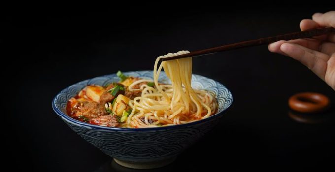 soup from vegetables and chicken carcass