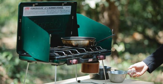 diy rotisserie in nature