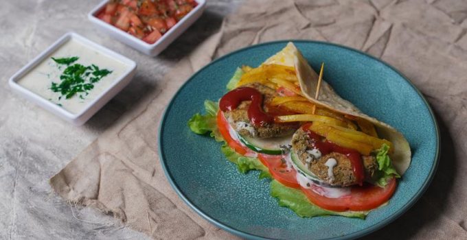 green flower tortilla burritos