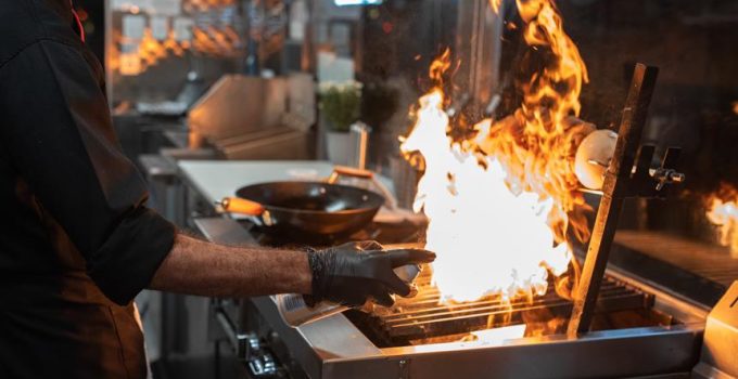 shawarma on a rotisserie