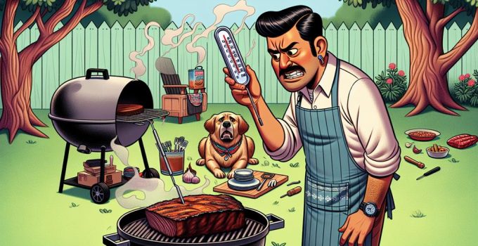 backyard brisket stuck temperature
