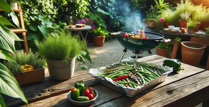 grilled string beans recipe