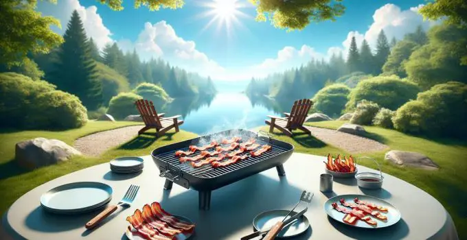 grilling bacon outdoors easily