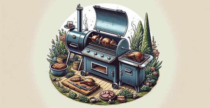 outdoor pellet smoker features