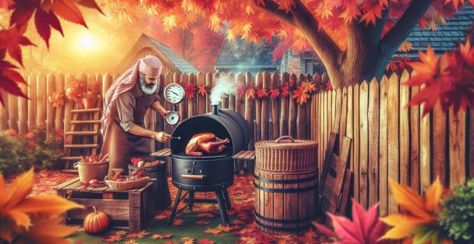 smoking turkey at ideal temperature