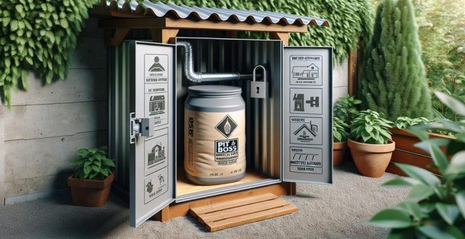 storing pit boss pellets outdoors