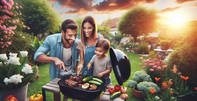 backyard bliss with grill