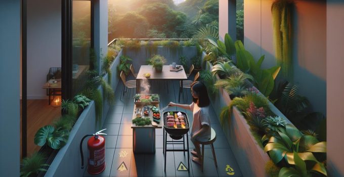 balcony grilling safety tips