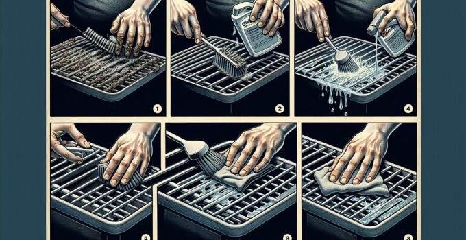 cleaning stainless steel grates