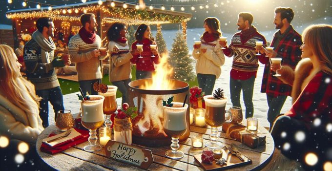 egg nog outdoor party