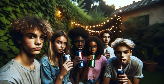 energy drinks and acne