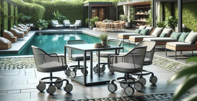 enhance outdoor furniture mobility