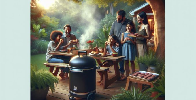 flavorful smoked burgers made
