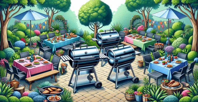 grill with stainless steel