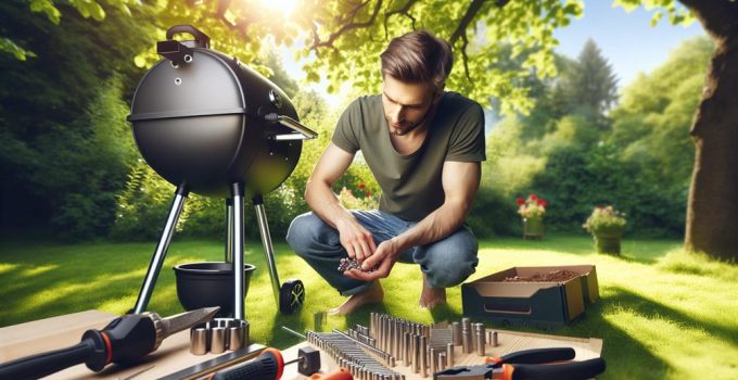 grill wood pellet assembly