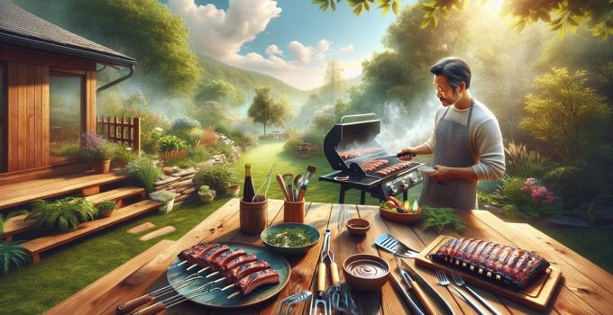 grilling precooked ribs tutorial