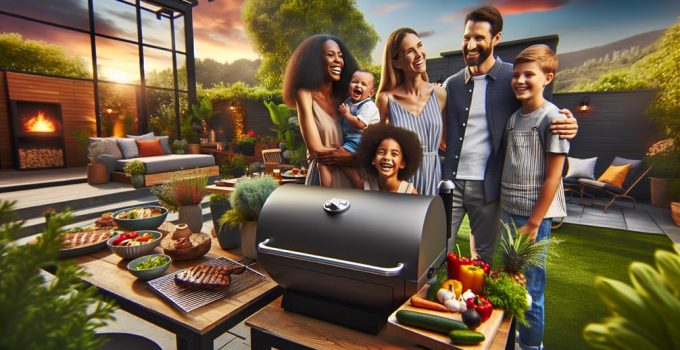 grilling with wood pellets