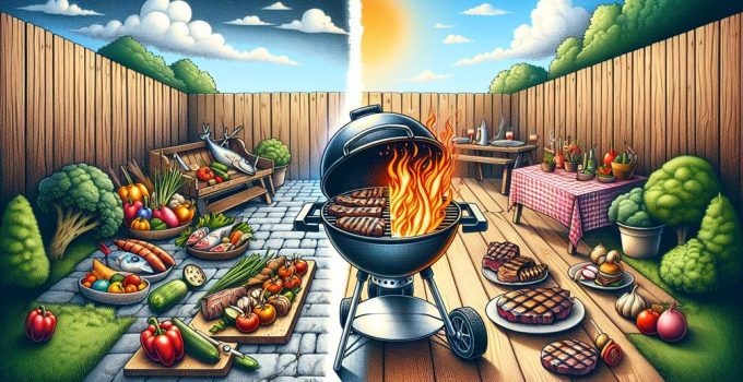 grilling wood vs charcoal