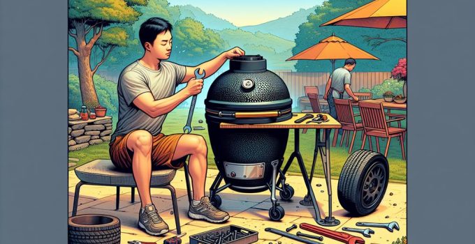 kamado joe wheel replacement