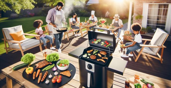 outdoor cooking with air fryer