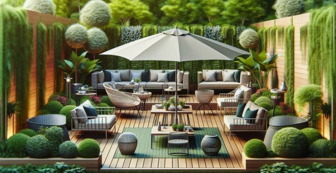 outdoor furniture size guide