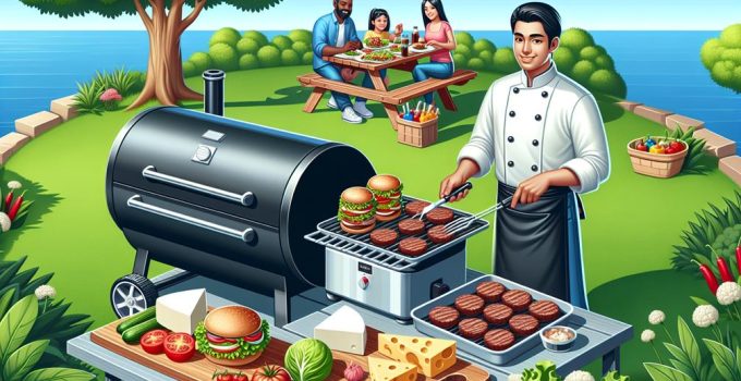 perfect burgers with smoker