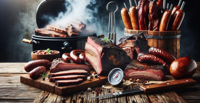 perfectly timed smoked meats
