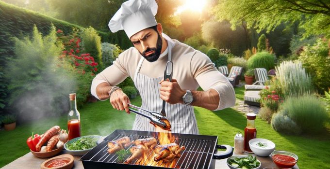 preventing chicken sticking grill
