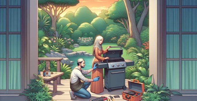 quieting gas grill hum