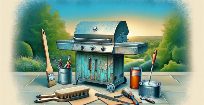 restore outdoor grill paint