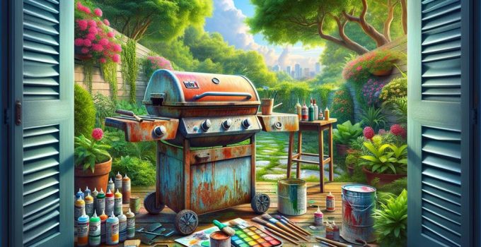 revamp bbq with fresh paint