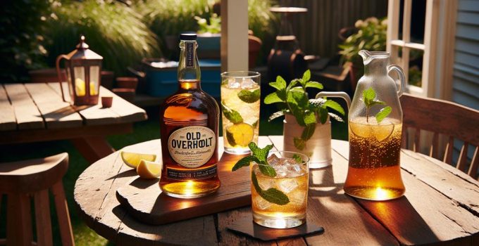 summer cocktails with old overholt