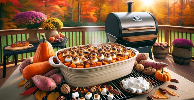 traeger grill sweet potato