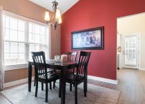 beautifully painted chandelier upgrade