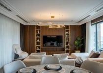 chandeliers with fabric shades