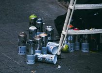 spray paint cans needed