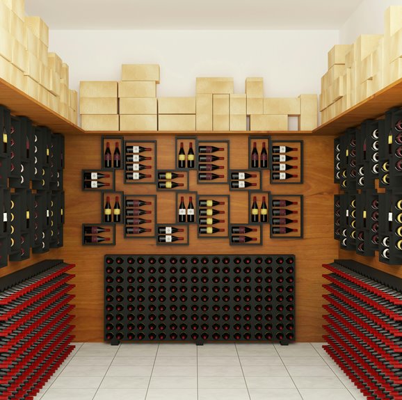 Maximize Space With Stylish Wine Racks For Your Cabinet Interior ...