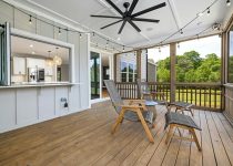 amish furniture enhances outdoor kitchens