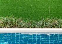 backyard flagstone border design