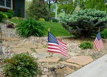 flagstone garden border designs