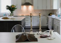 handmade wooden candlesticks decor