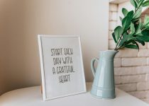 home decor with coffee table