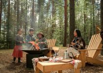 mixing wicker with fire pits