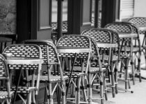 modern wicker outdoor tables