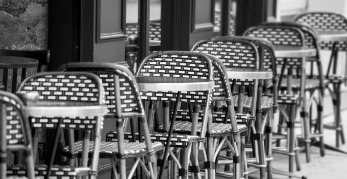 modern wicker outdoor tables