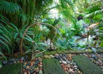 natural stones backyard aesthetics