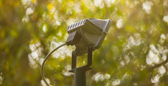 safe outdoor lighting installation