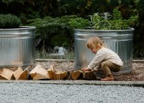 selecting small backyard stones