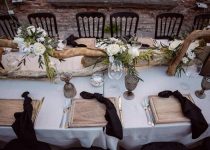 stylish outdoor event linens